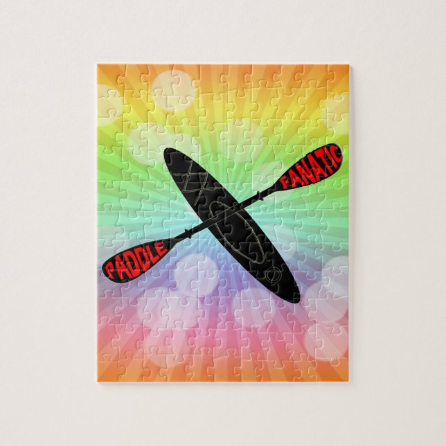 PADDLE FANATIC - KAYAK-LOGOTYPEN PUSSEL (Vertikal)