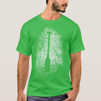 Paddle Fingerprint Paddling Watersport Passion 1 T Shirt