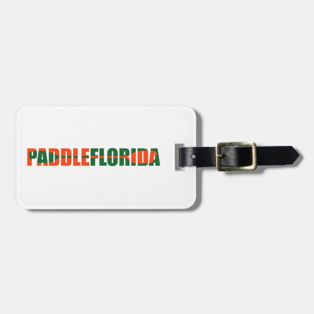 Paddle Florida Kayaking Bagagebricka (Horisontell Framsida)