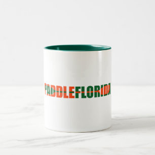Paddle Florida Kayaking Två-Tonad Mugg