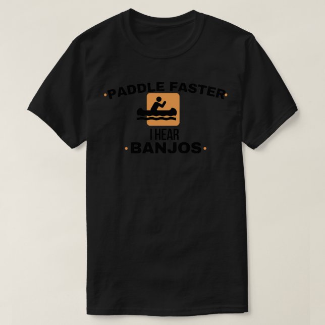Paddle fortare jag hör Banjos 11 T Shirt (Design framsida)