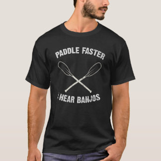 Paddle fortare jag hör Banjos Camping Raiting Rive T Shirt