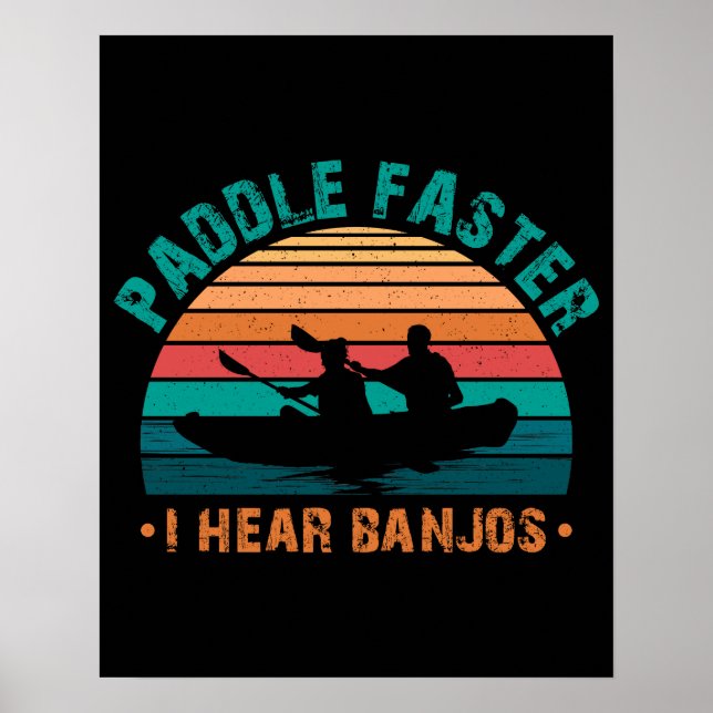 Paddle fortare jag hör Banjos Poster (Framsidan)