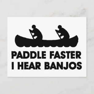 Paddle fortare jag hör Banjo's Vykort