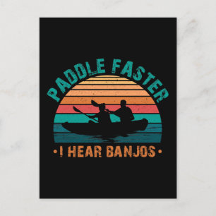 Paddle fortare jag hör Banjos Vykort