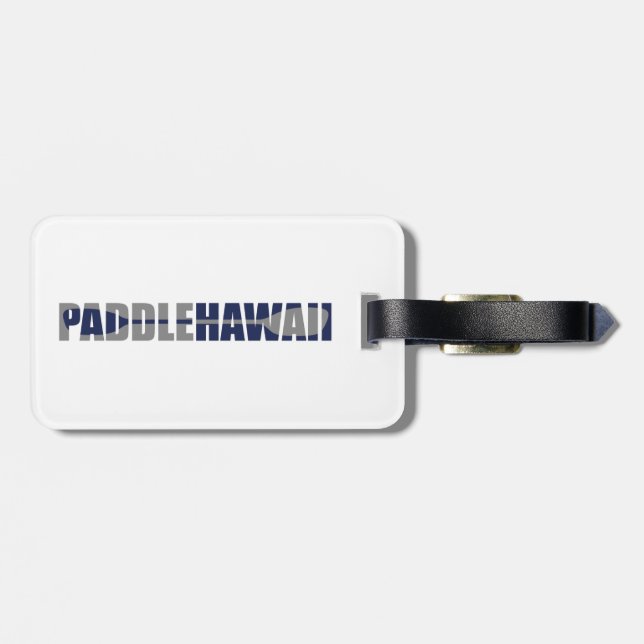 Paddle Hawaii Kayaking Bagagebricka (Baksida Vågrät)