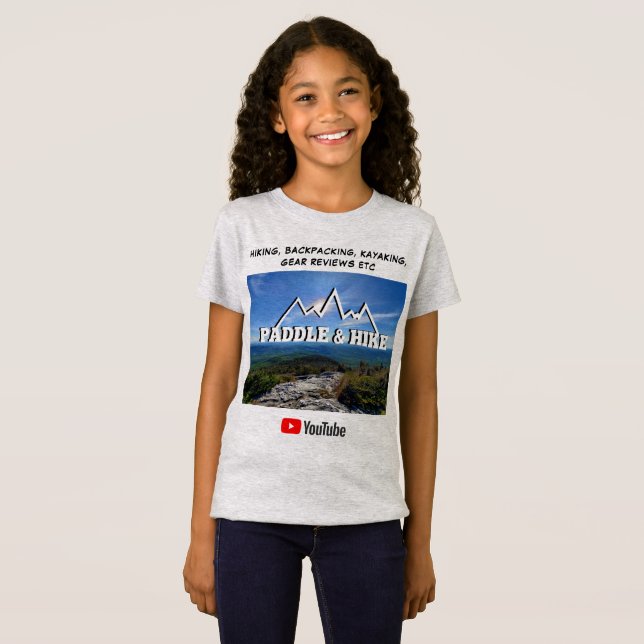 Paddle & Hike Kid t-Shirt 1 (Hel framsida)