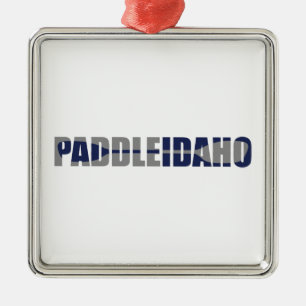 Paddle Idaho Kayaking Julgransprydnad Metall