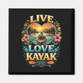 Paddle Into the Sunset Magnet