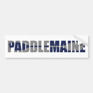 Paddle Maine Kayaking Bildekal