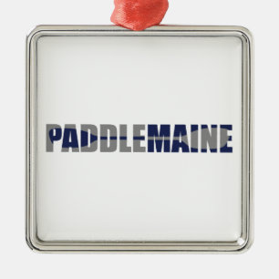 Paddle Maine Kayaking Julgransprydnad Metall