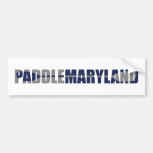 Paddle Maryland Kayaking Bildekal