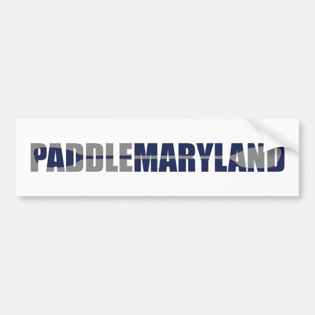 Paddle Maryland Kayaking Bildekal (Framsidan)