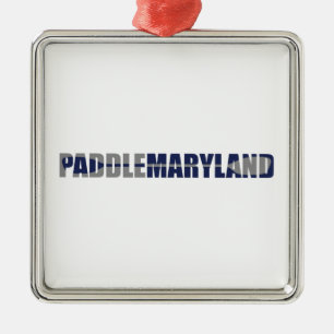 Paddle Maryland Kayaking Julgransprydnad Metall