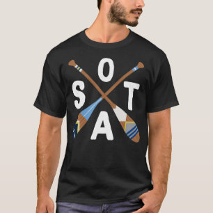Paddle Minnesota, SOTA Sjö Livet Paematade Oars T Shirt