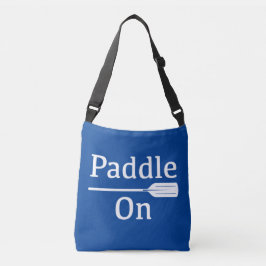 Paddle On Design - All-Over-Print Cross Body-väska Axelväska