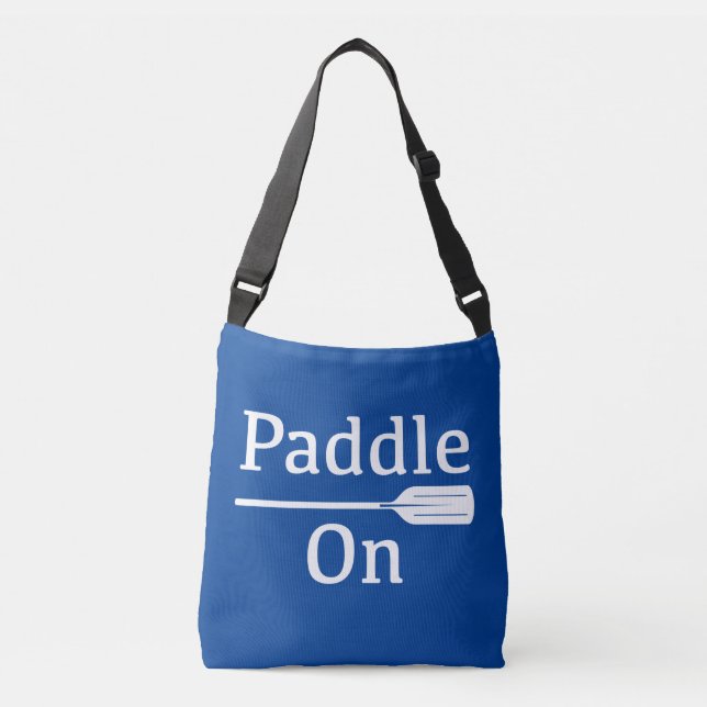Paddle On Design - All-Over-Print Cross Body-väska Axelväska (Framsida)