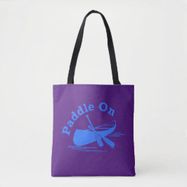 Paddle On Design - All-Over-Print Totebag, Medium Tygkasse