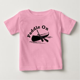 Paddle On Design - Baby Bra Jersey T-Shirt