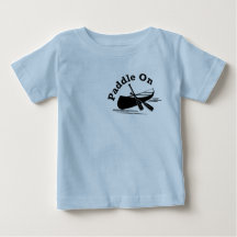 Paddle On Design - Baby Bra Jersey T-Shirt