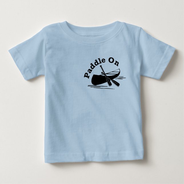 Paddle On Design - Baby Bra Jersey T-Shirt (Framsida)