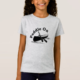 Paddle On Design - Girls Bra Jersey T-Shirt