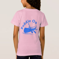 Paddle On Design - Girls Bra Jersey T-Shirt