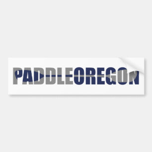 Paddle Oregon Kayaking Bildekal