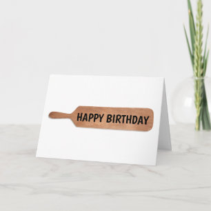PADDLE PADDLE PADDLING CARDS grattis på födelsedag Kort