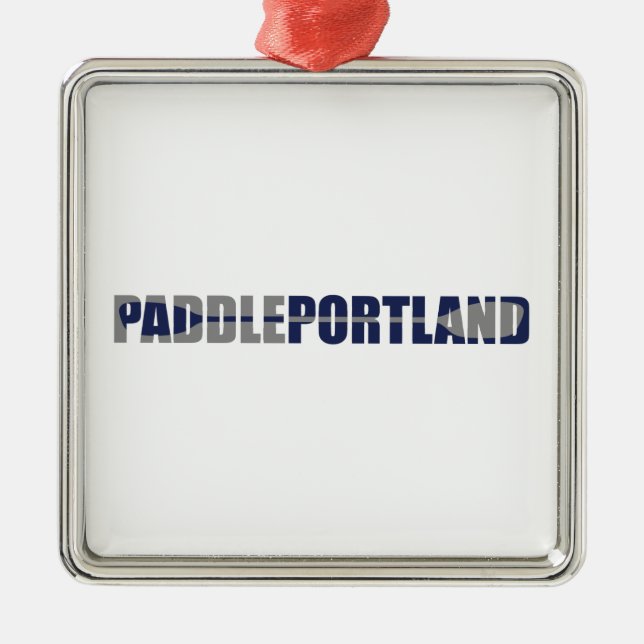 Paddle Portland Kayaking Julgransprydnad Metall (Framsidan)