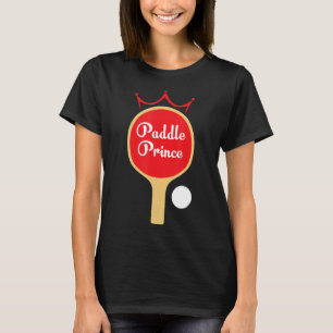 Paddle Prince Ping Pong Roligt Cute Bord Tennis Gi T Shirt