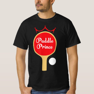 Paddle Prince Ping Pong Roligt Cute Bord Tennis Gi T Shirt