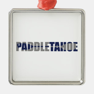Paddle Sjö Tahoe Kayaking Julgransprydnad Metall