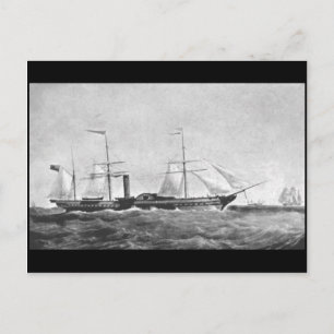 Paddle Steamer, RMS "Britannia", 1840 Vykort