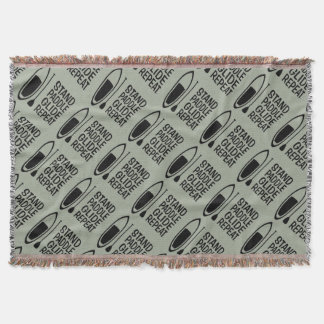 Paddle stiger ombord filten filt