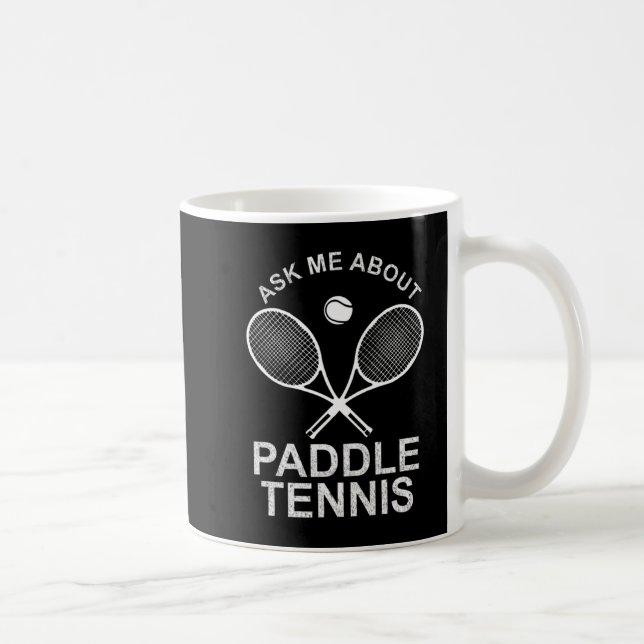 Paddle Tennis Bord Tennis Professionell Player Tea Kaffemugg (Höger)