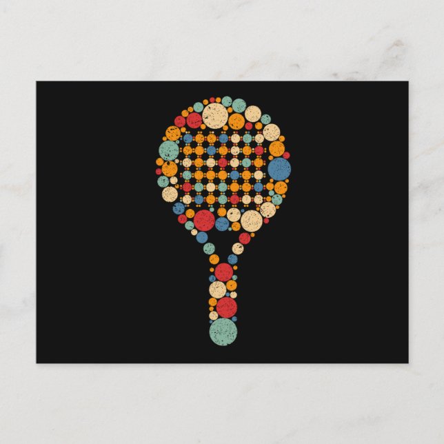 Paddle Tennis Vykort (Framsida)