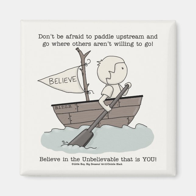 Paddle uppströms magnet (Framsidan)