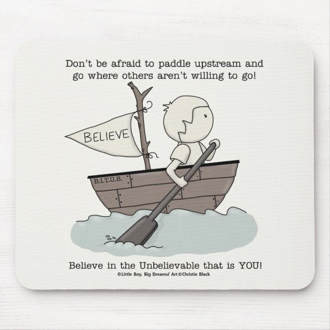 Paddle uppströms musmatta (Framsidan)