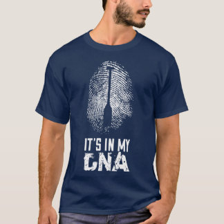 Paddle Vatten sport Kayak Canoe Dess i min DNA 1 T Shirt
