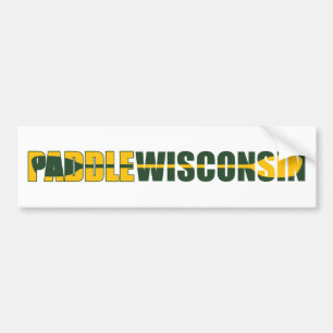 Paddle Wisconsin Kayaking Bildekal
