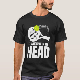 Paddleball Fläkt-racket som fungerade som matchand T Shirt
