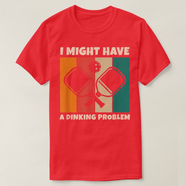 Paddleball Pickleball Pickleball för Pickleba T Shirt (Design framsida)