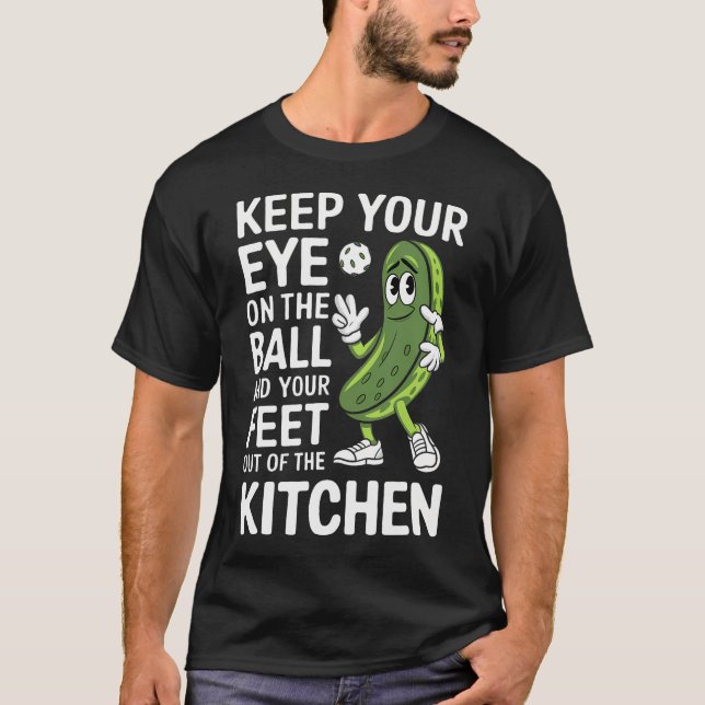 Paddleball Pickleball Pickleballspelare Pickle Ba T Shirt (Framsida)