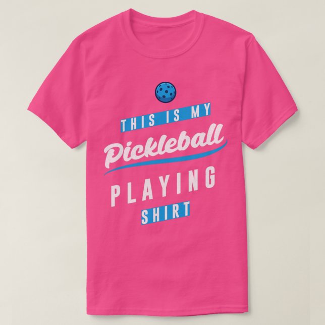 Paddleball Sports Pickleball Player Funny T Shirt (Design framsida)