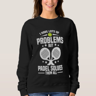 Paddleballracket Elskande Spelare Problem Spel Fan T Shirt