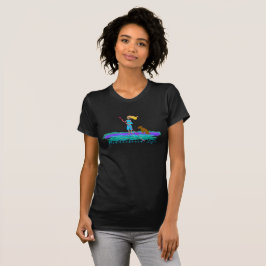 Paddleboard Life SUP Hund Girl Illustrated Tanktop T Shirt