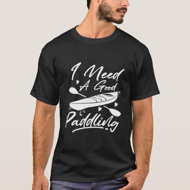 Paddleboard Paddling Funny Sup Paddle Board T Shirt (Framsida)