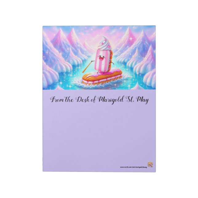 Paddleboarding Bakverk Anteckningsblock (Roterad)