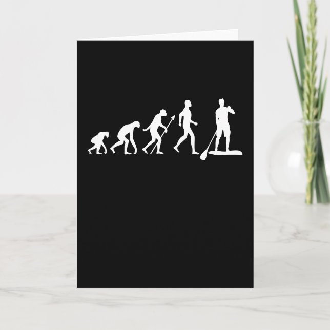 Paddleboarding Funny Paddle board Gift Kort (Framsida)